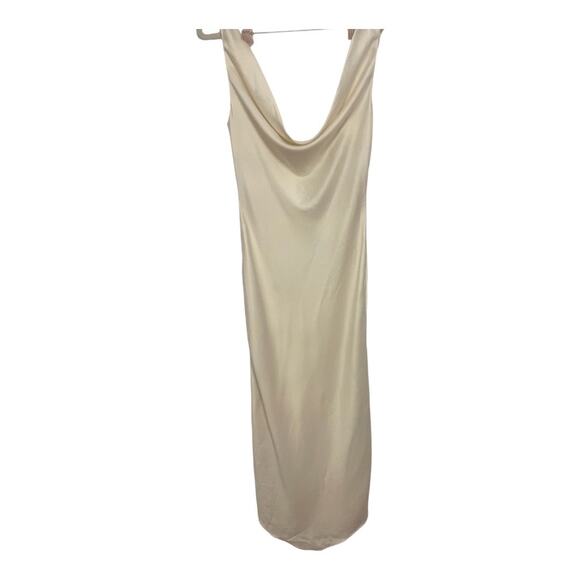 Michael Costello x Revolve Kylen Midi Dress Satin Cowl Neck Bridal Party XXS - Picture 5 of 14